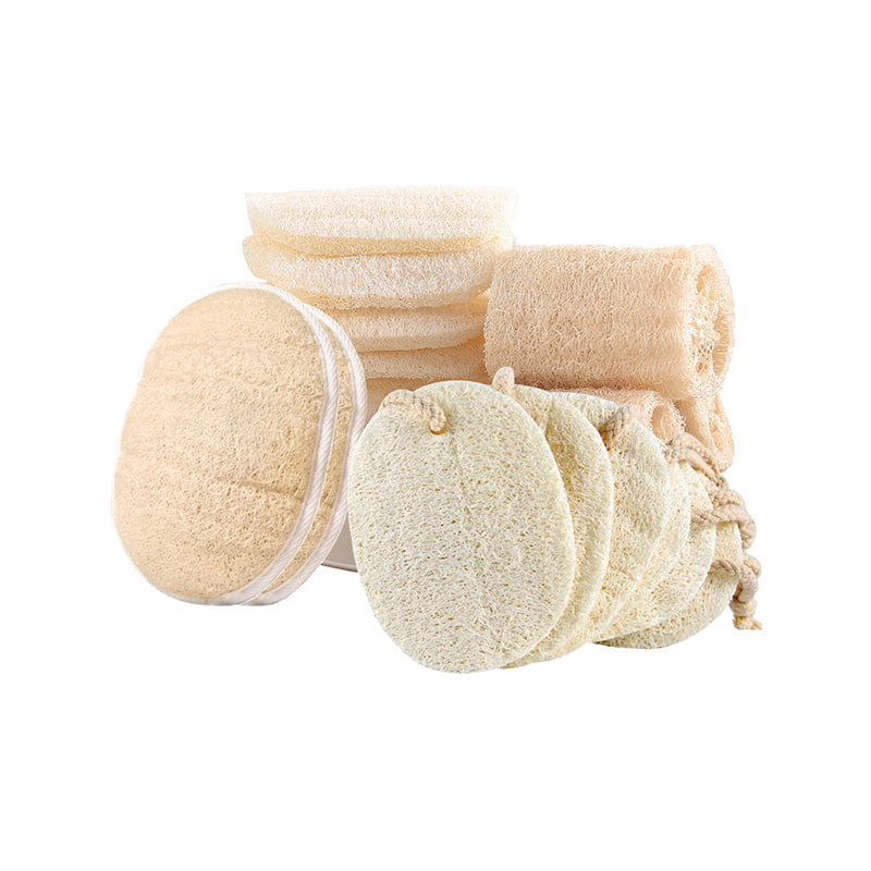 100% Natural Bath Luffa Spongia Scrubber Corpus Spongia Exfoliating Loofah Pads pro SPA